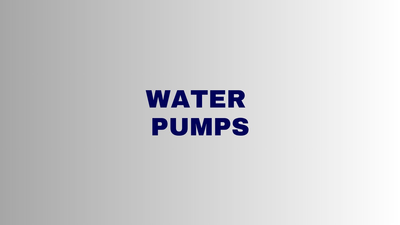 Water Pumps